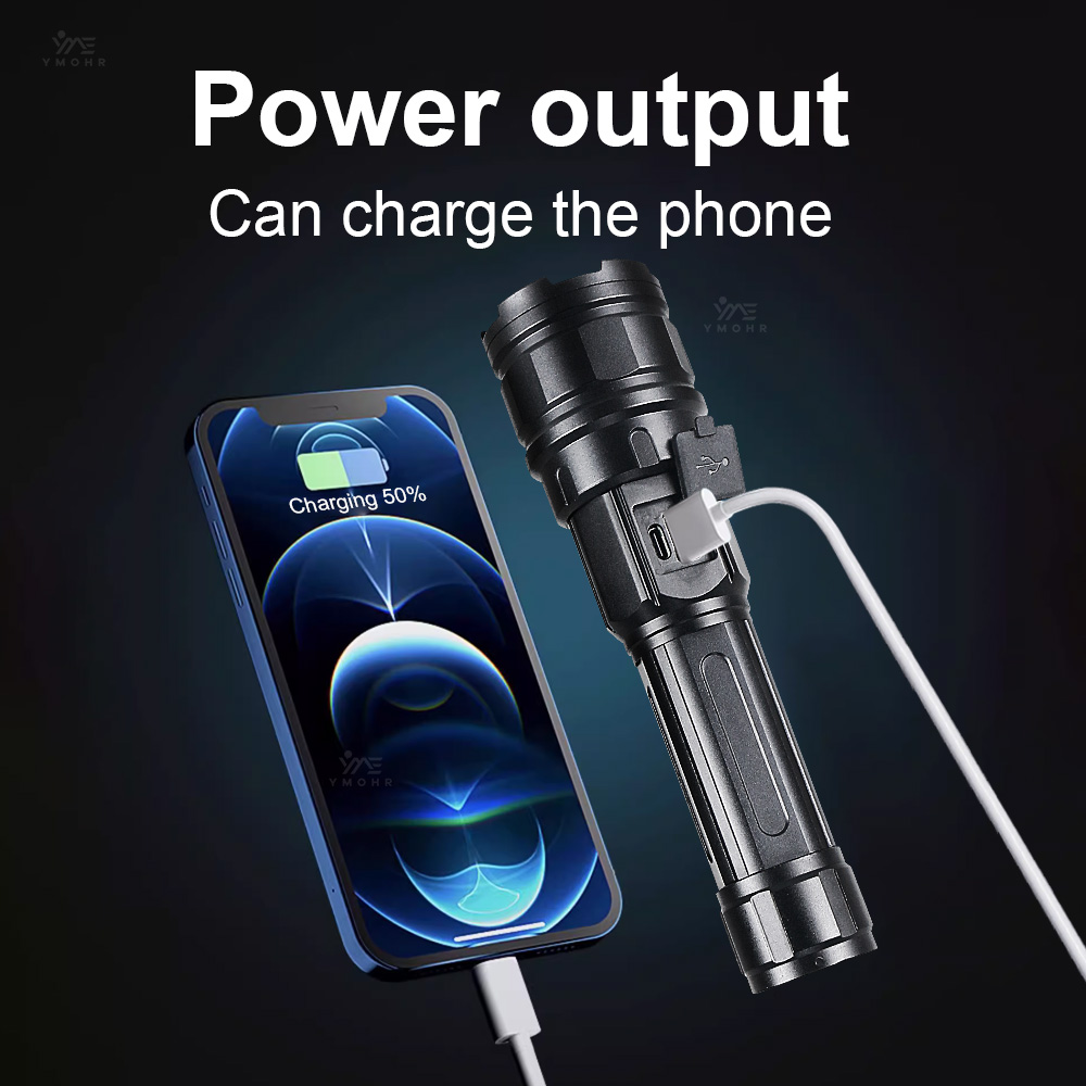 White Laser High Power Flashli - Outdoor Power Bank avis et prix