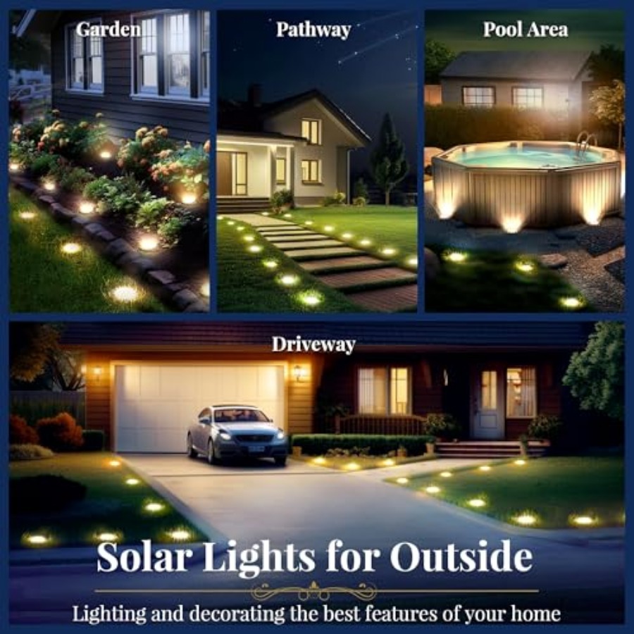 Solar Ground Lights Solar Ligh - Outdoor Power For Lights avis et prix