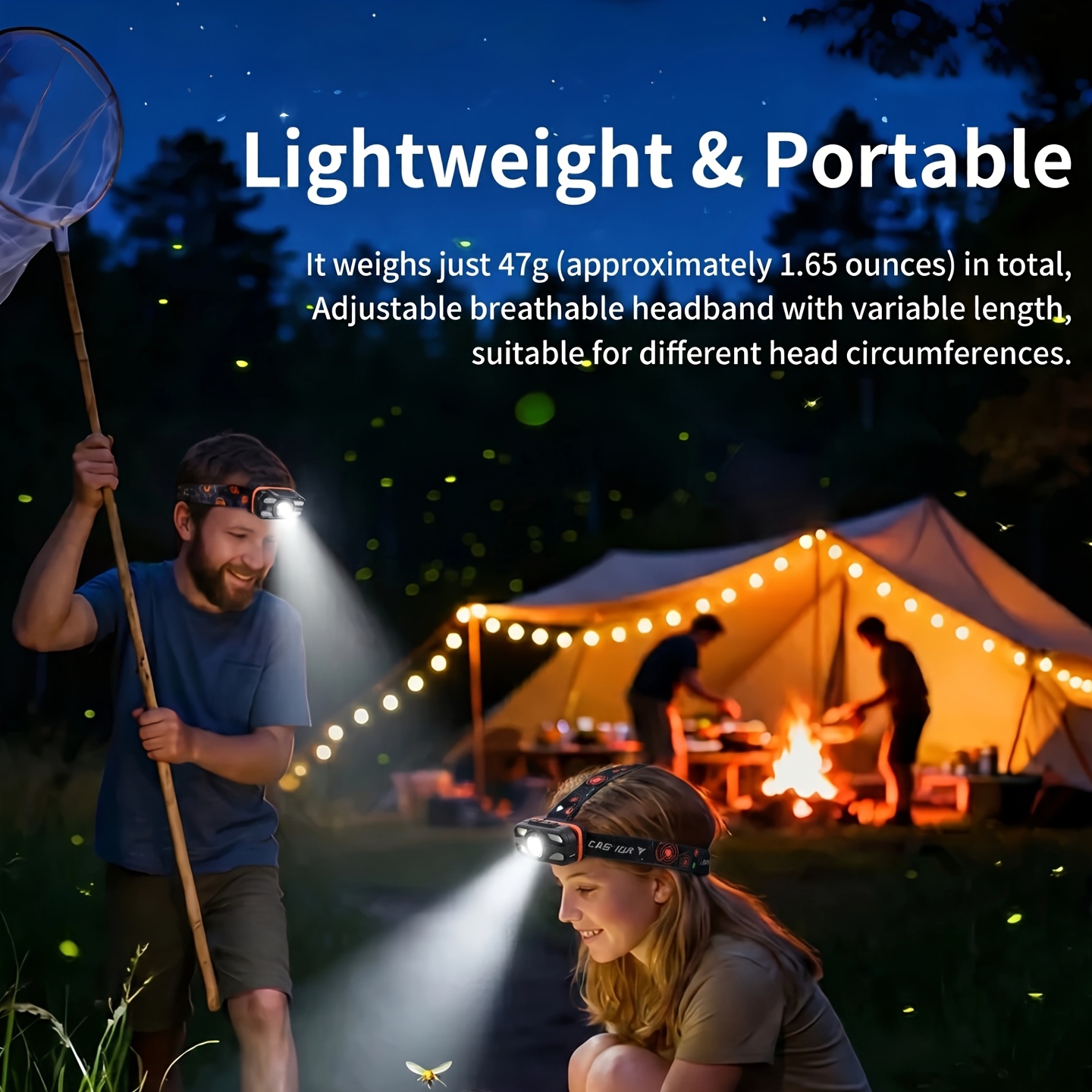 USB Rechargeable LED Headlamp  - Outdoor Usb Power Bank avis et prix