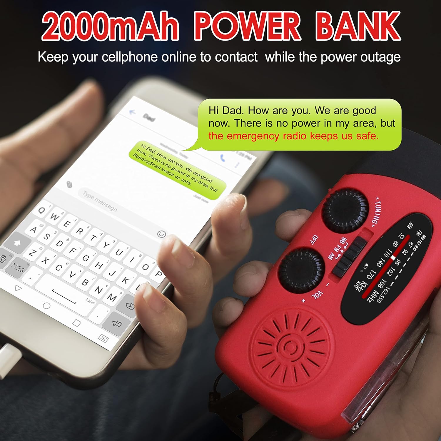 Portable Hand Crank Generator  - Outdoor Power Tool Kit avis et prix