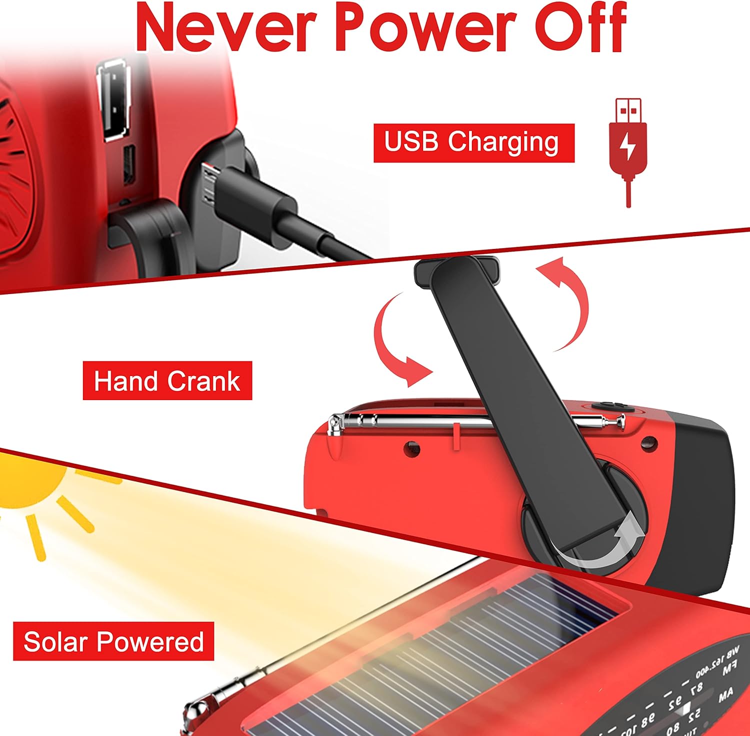 Portable Hand Crank Generator  - Outdoor Power Tool Kit avis et prix
