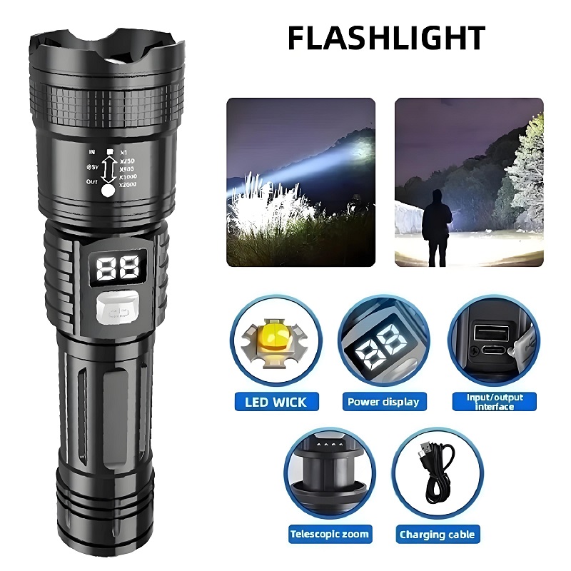100000 High Power Led Flashlig - Outdoor Power Meter Bike avis et prix